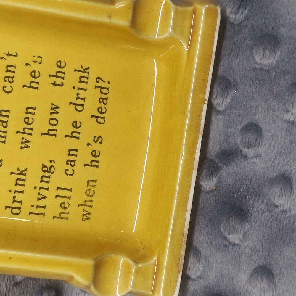 ARTMARK Beer Mug Shaped Ashtray Vintage - Good Reasons To Drinking - Picture 4 of 9